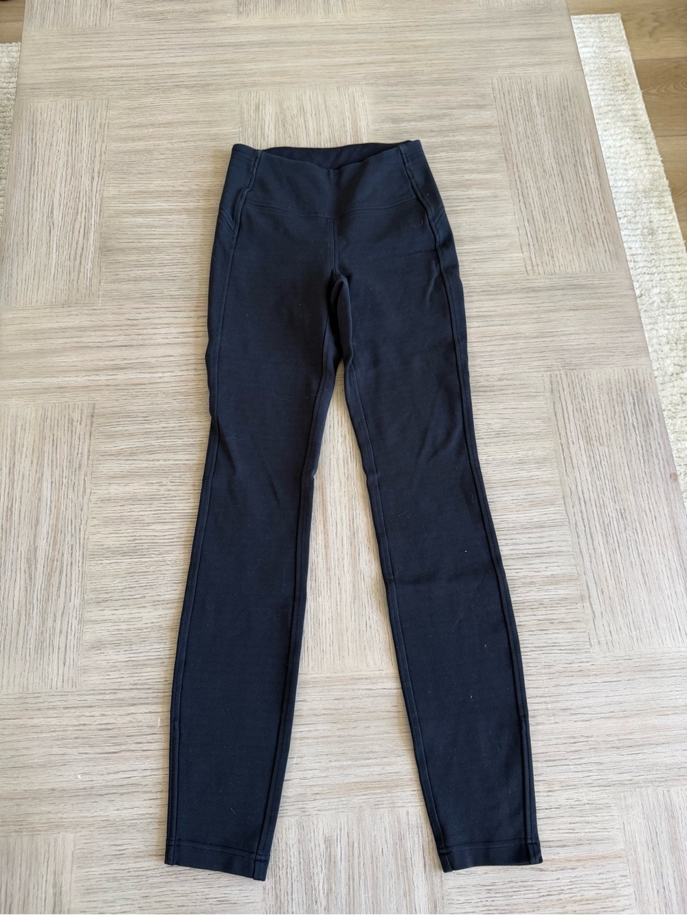 Lululemon Speed Up Tights Size 2 Black Legacy Zipper Running Leggings
